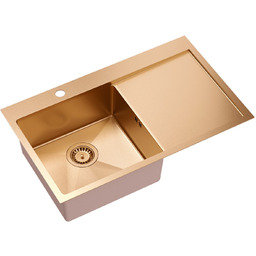 Quadron Zlewozmywak stalowy RUSSEL 111 Miedziany