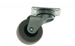 Kółko obrotowe 2502, 60 mm z płytką, nylon