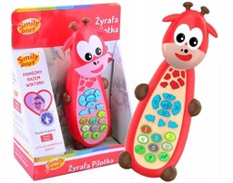 Żyrafka Pilotka Interaktywny Pilot Tv Smily Play