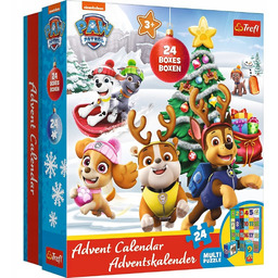 Kalendarz Adwentowy Dla Dzieci Puzzle Psi Patrol 24