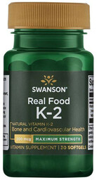 SWANSON Maximum Strength Natural Vitamin K2 200mcg 30caps
