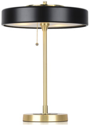 Art Deco 2000 - lampa biurkowa stołowa czarna