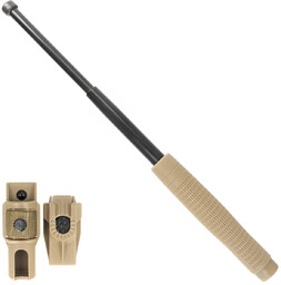 Pałka teleskopowa hartowana ESP Ergonomic 16'' Khaki (ExB-16HE-KH