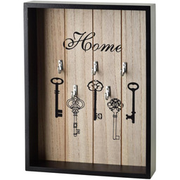 Drewniana ramka skrzynka szafka na klucze STACY 28,5x22x5