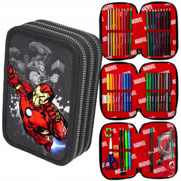 Coolpack Piórnik Szkolny Jumper Trzykomorowy Disney Avengers Iron