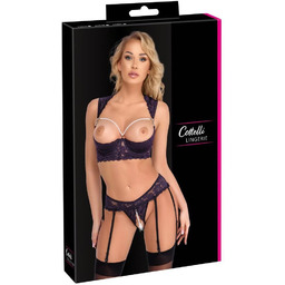 Shelf Bra Set Purple 75B/S