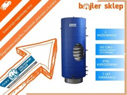 Bojler nierdzewny pionowy CHEŁCHOWSKI 500L 1w CWU jedna