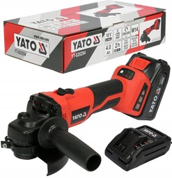 Yato Szlifierka Kątowa 125MM Akumulatorowa 18V 4Ah Bezszczotkowa