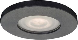 Oczko podtynkowe Lagos okrągłe 1xGU10 czarna IP65 LP-440/1RS