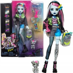 Monster High Zestaw Z Lalką Frankie Stein Pieskiem