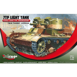 Mirage, 7TP Lekki czołg dwuwieżowy, Model do sklejania,