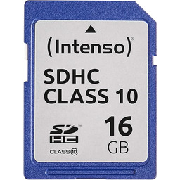 Intenso 3411470 Karta Pami?ci SDHC 16 GB, Niebieski