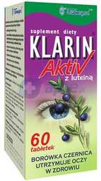 Klarin Aktiv z luteiną x60 tabletek
