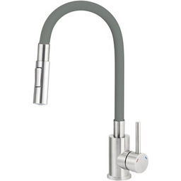 DEANTE BOC T740 Luno stal-antracyt bateria zlewozmywakowa