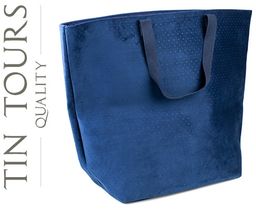 NIEBIESKA TORBA NA PRANIE Z UCHWYTAMI XXL 70x25x55/80