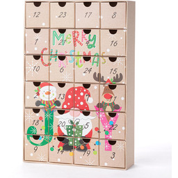 Decodoma Kalendarz adwentowy z szufladkami PAPER skrzat