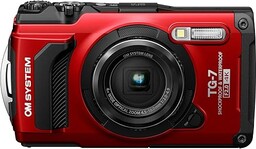 Aparat cyfrowy OM SYSTEM Tough TG-7 Red,12 MP,wodoodporny,