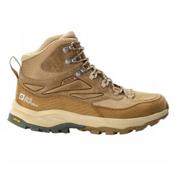 JACK WOLFSKIN TREKKINGOWE BUTY MĘSKIE SKÓRZANE BEŻOWE 45,5