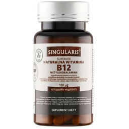 Singularis Superior Naturalna Witamina B12, 60 kapsułek