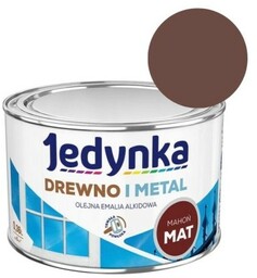 JEDYNKA Emalia Drewno i Metal mahoń mat 0,36L