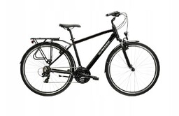 Rower trekkingowy KROSS TRANS 1.0 rozmiar L Czarny