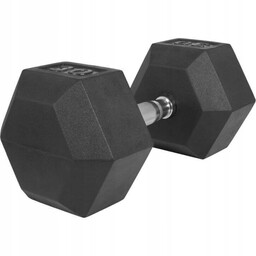 Hantle powlekane/gumowane stałe Gorilla Sports 1x 30 kg\593d\