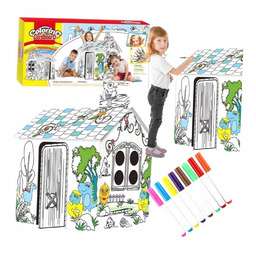 Domek Kartonowy Do Malowania XXL