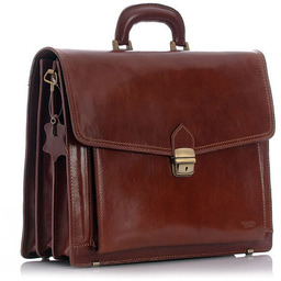 Teczka męska brązowa MARCO MAZZINI 26b
