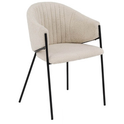 Krzesło tapicerowane C-890-1 boucle beż #3