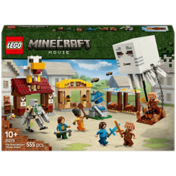 Klocki LEGO Minecraft Atak balonowego Ghasta na wioskę