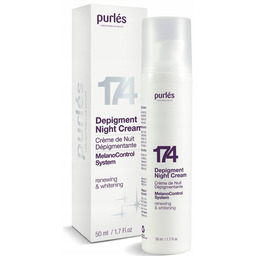 Purles 174 Depigment Night Cream Depigmentujący krem
