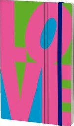 Notatnik z gumką 13x21cm/192 linia 80g STIFFLEX FLUO