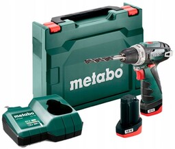 Wkrętarka Metabo 2x akumulator ładowarka Powermaxx Bs Basic