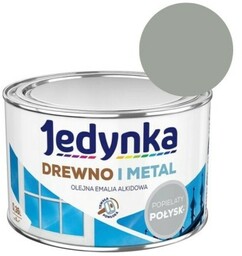 JEDYNKA Emalia Drewno i Metal popielaty połysk 0,36L