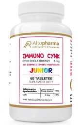 ALTOPHARMA Immuno Cynk Junior tabletki do ssania suplement