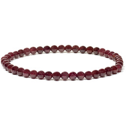 Bransoletka z kamieni - Granat (kulka 4 mm)