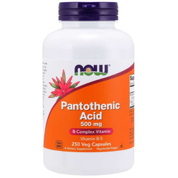 Now Foods Pantothenic Acid kwas pantotenowy 500 mg