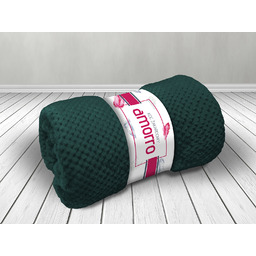 Darymex Koc narzuta 150x200 Amorro żakardowy petrol wytłaczany