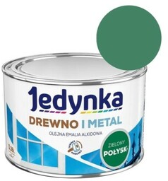JEDYNKA Emalia Drewno i Metal zielony połysk 0,36L