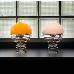 Verpan Lampa stołowa design Wire, możliwość ściemniania, chromowy