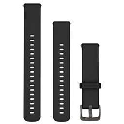 Garmin Silikonowy 18mm Czarny Pasek