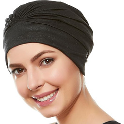 Beemo Damski czepek kąpielowy Turban poliester z podszewką