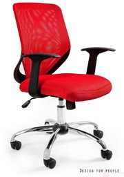 Fotel biurowy MOBI Unique Czerwony