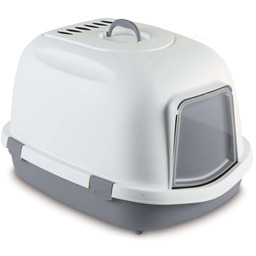 Stefanplast Kuweta Super Queen XXL z Filtrem Biało-Szara