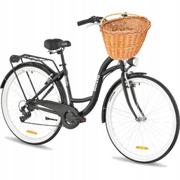 Rower Miejski Damski Damka 28 Lekki Z Przerzutkami