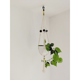 Pakamera Kwietnik z makramy