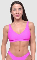 GymBeam Damska sportowa góra od bikini Pink