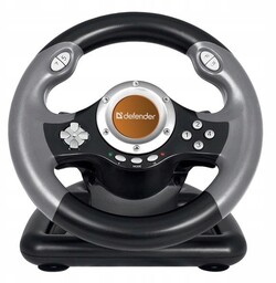 Kierownica Defender Challenge Mini Le, Usb, czerwono-czarny,