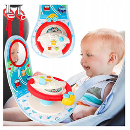 Kierownica Zabawka Interaktywna Dla Dzieci Dźwięki Światła Symulator