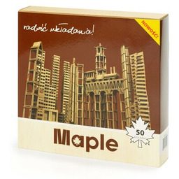 MAPLE Klocki drewniane Karton K50